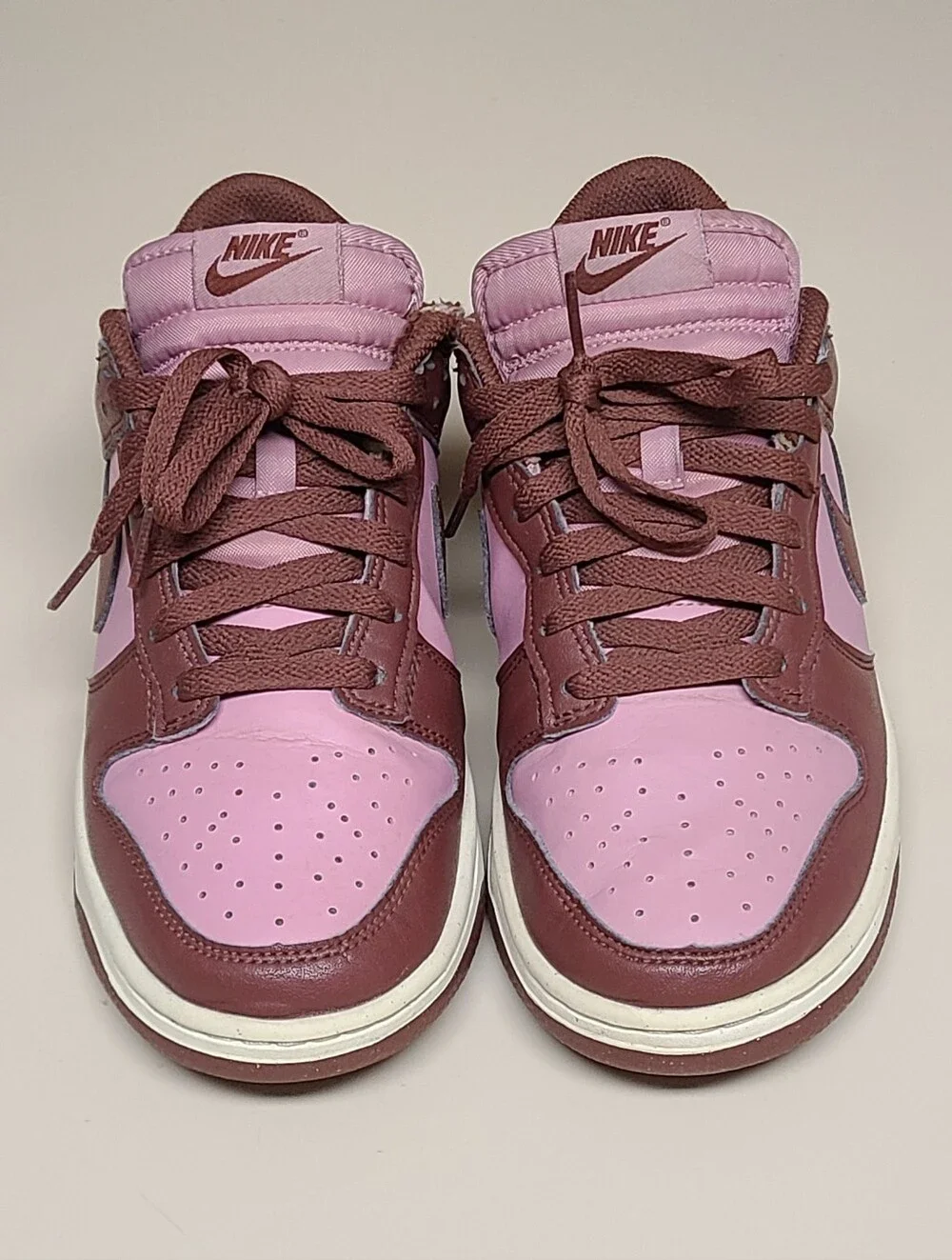 Nike Dunk Low Next Nature Dark Pony Elementary Pink skateboard sneakers size 8.5